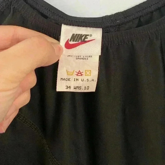 Nike Women’s Cycling Running Romper One Piece Black Size 10 - Picture 2 of 10